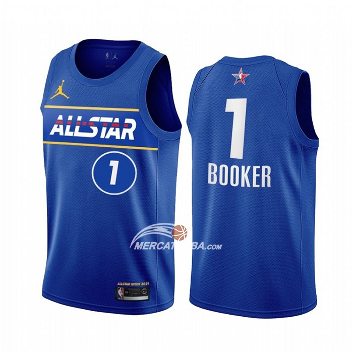 Maglia All Star 2021 Phoenix Suns Devin Booker Blu